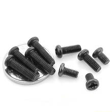 150PCS-M3*4/5/6/8/10/12/16 Crosshead Pan Screws /Round Head Screws /Black Precision Screws 2024 - buy cheap