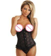 Sheer Mesh Underbust Corset Sexy Black Adjustable Corset for Women 2024 - buy cheap