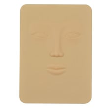 Tatuagem de silicone ilicone 4d, 5 peças, sintético prática de pele rosto 20x15cm maquiagem permanente para iniciantes 2024 - compre barato