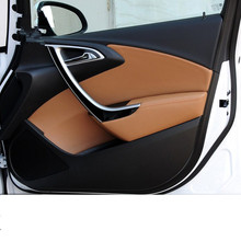 8 шт. панель для межкомнатной двери из микрофибры и чехол для подлокотника для Buick Excelle GT Opel Astra 2010 11 12 13 14 2017 AAB171 2024 - купить недорого