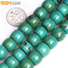 Contas de pedra dentro de pérola 5-10mm rondelle, suave verde e turquesa velha para fazer joias, colar pulseira diy de 15 polegadas contas diy 2024 - compre barato
