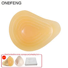 ONEFENG 140g-250g/piece 32/34/36 Mastectomy Breast Compensate Silicone Breast Prosthesis False Silicone Breast Form 2024 - buy cheap