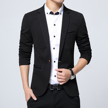 Fashion Men Blazer Casual Suits Slim Fit suit jacket Men Sping Costume Homme,Terno Masculin Blazer jacket 2024 - buy cheap