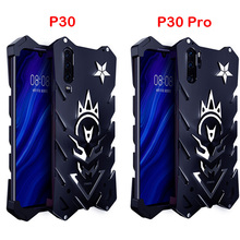 Металлический алюминиевый чехол для телефона huawei P30 Pro Zimon, сверхпрочный чехол для телефона Thor P30/P30 Pro 2024 - купить недорого