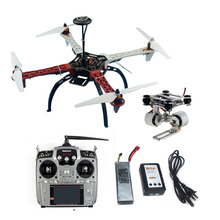 Dron de control remoto con 4 ejes, cuadricóptero con marco de F450-V2, GPS, APM2.8, controlador de vuelo aéreo, FPV, PTZ, AT10 II, transmisor de batería 2024 - compra barato