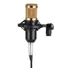 Bm800 конденсаторный микрофон Студийный звук Запись вещания с подвесом 3,5 мм аудио кабель губка микрофон 2024 - купить недорого