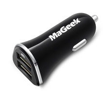 MaGeek Dual USB Car Charger 24W 4.8A Mobile Phone Charger for iPhone Android Galaxy S7 S6 S5 S6 Edge Note 3 2024 - buy cheap