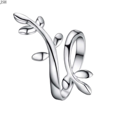Женское классическое кольцо JSHLR064, изящное и элегантное ювелирное изделие серебряного цвета 2024 - купить недорого