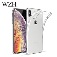 Funda de TPU suave para iPhone XS Max, funda fina transparente para iPhone XS MAX XR X 7 PLUS 8 6S 6 5 5s SE 4, funda de silicona de cristal 2024 - compra barato