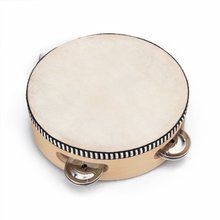 SEWS 6" Musical tamborine tamborine Drum Round Percussion for KTV Party 2024 - buy cheap