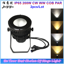 2x IP65 200W LED COB Waterproof Par Can Aluminum Housing Cool/Warm White LED Outdoor COB Par Light For Stage Theater Studio 2024 - buy cheap