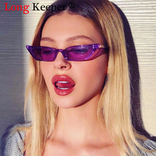 Long Keeper Sexy Cat Eye Sunglasses Women Brand Designer Female Sun Glasses Vintage Small Black Red Purple Sunglass Eyewears 2024 - buy cheap