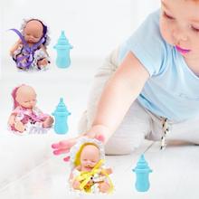 Muñecas de bolsillo para dormir de 12cm, juguete de simulación de vinilo, bola transparente, regalo para bebés 2024 - compra barato