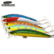 Queshark 1PCS Laser Minnow Fishing Lure 8.5CM 8.8G Pesca Hooks Fish Wobbler Tackle Artificial Japan Hard Bait Sea Bass 2024 - buy cheap