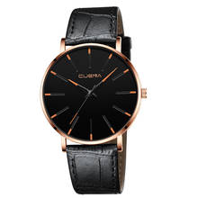 CUENA Men Watch Fashion Sport leather Belt Strap Analog Watch Top Brand Luxury Quartz Watch Men Wristwatch Relogio Masculino 2024 - buy cheap
