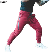 GITF Модные мужские спортивные штаны для тренажерного зала, Мужские штаны для бега, тренировочные мужские уличные брюки, мужские спортивные штаны 2024 - купить недорого