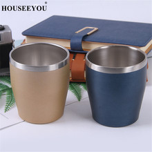 300ML Stainless Steel Beer Cup Double Wall Vacuum Insulated Travel Coffee Mug Cup Unbreakable Beer Mug for Home Office Picnics 2024 - buy cheap