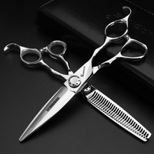 SHARONDS 6 inch professional barber shop scissor Japanese 440c steel haircut cutting scissors thining shears for men women 2024 - buy cheap