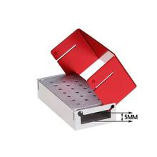 New Dental Burs Holder Disinfection Box Block Aluminium 20 Holes Autoclave dental lab 2024 - buy cheap