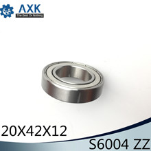 S6004ZZ Bearing 20*42*12 mm ( 10PCS ) ABEC-1 S6004 Z ZZ S 6004 440C Stainless Steel S6004Z Ball Bearings 2024 - купить недорого