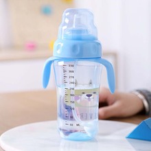 3 in 1 Baby Kids Children Portable Feeding Drinking Water Bottle Cup With Straw & Duckbill & Nipple 330ml 2024 - buy cheap