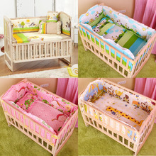 5Pcs baby crib bedding set kids bedding set 100x60cm newborn baby bed set crib bumper baby cot set baby bed bumper CP01 2024 - buy cheap