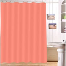 Cortinas de ducha impermeables para mujer y niña, tela de poliéster para decoración del hogar, 180x180, color Naranja 2024 - compra barato