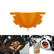 Motorcycle Primary Case Cover Oil Fill Funnel Orange Plastic For Harley Touring Twin 99-05 Dyna 00-06 Softail Models 2024 - buy cheap