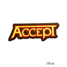 ACCEPT iron patches for clothing Embroidery Patch sticker applique 2024 - buy cheap