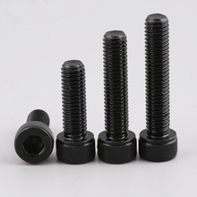 2Pcs M6x(6mm-65mm Length) Left Hand Allen Screws Reverse Hex Socket cap Head Screw Left Hexagon Bolts black 12.9G 2024 - buy cheap