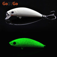 GoByGo 1PCS Minnow Lure 7cm 8g 3D Luminous Night Fishing Bait Hard Fishing Lures With Two Treble Hooks 2024 - buy cheap