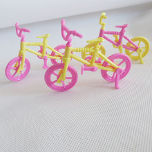 Bicicleta de juguete de plástico para niños, juguete de 9x4x7cm, color aleatorio 2024 - compra barato