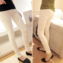 Новое поступление Для женщин модные, пикантные узкие брюки-карандаш тонкий стрейч Леггинсы для женщин длинные Мотобрюки 2024 - купить недорого
