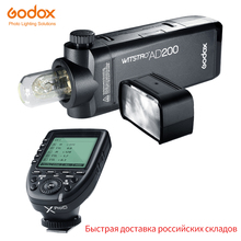 Godox AD200 200Ws TTL GN60 HSS Flash Built-in 2.4G Wireless and Xpro-C/N/F/S/O/P Transmitter for Canon Nikon Fuji Sony Olympus 2024 - buy cheap