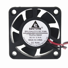 10PCS Gdstime 7 Blades DC Heatsink Cooling Fan 5V 2P 4cm 40mm 40x40x10mm 4010 2024 - buy cheap