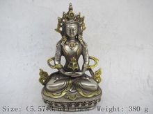 Elaborate Tibetan Buddhism temples cupronickel goddess guanyin Buddha statue 2024 - buy cheap