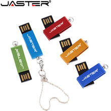 JASTER Waterproof USB Flash Drive Swivel Pen Drive 4GB 8GB 16GB Usb Sticks 32GB 64GB Pendrive usb 2.0 Flash Drive with Chain 2024 - buy cheap