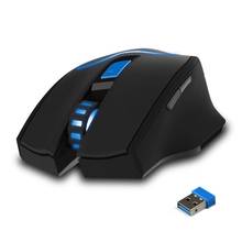 Good Sale ZELOTES 2.4G Wireless 2400DPI Adjustable Game Gaming Mouse for Laptop PC Gamer Apr 21 2024 - buy cheap