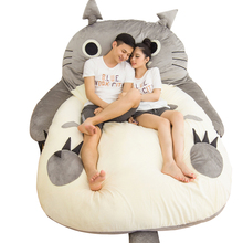 Dorimytrader Pop Anime Totoro Sleeping Bag Soft Plush Large Cartoon Bed Tatami Beanbag Mattress Kids and Adults Gift DY61004 2024 - buy cheap