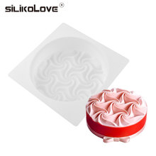 SILIKOLOVE Round Shape White Color Wedding Silicone Molds Cake Decorating Tools Accessories BPA Free 2024 - buy cheap