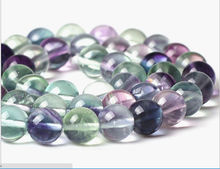 AAA 8mm Natural Rainbow Fluorite Round Loose Beads Stone Strand 15.5'' 2024 - buy cheap