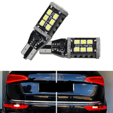 2pcs Canbus Error Free 921 912 T10 T15 SMD LED Bulbs Car Backup Reverse Lights For Audi Q5 8R / B8 FL (2014) 2024 - buy cheap