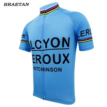2018 Retro men cycling jersey summer short sleeve clothing cycling wear racing bicycle clothes cycling clothing braetan 2022 - buy cheap
