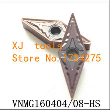 10PCS VNMG160404 HS/ VNMG160408 HS carbide CNC inserts,CNC lathe tool,apply to stainless steel and steel processing,MVUNR/MVQNR 2024 - buy cheap