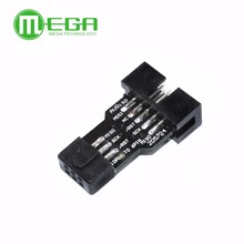 50pcs,  10 Pin to 6 Pin Adapter Board for AVRISP MKII USBASP STK500 High Quality 2024 - buy cheap