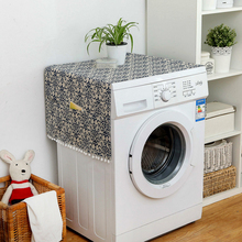 Geladeira pano máquina de lavar roupa capa lavadora capa poeira organização doméstica 2024 - compre barato