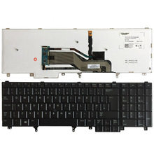 Teclado de ordenador portátil con retroiluminación, accesorio para DELL E6520 E6530 E6540 E5520 E5520M E5530, color negro, Reino Unido, nuevo 2024 - compra barato