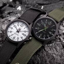 XINEW Brand Outdoor Mens Date Stainless Steel Military Sports Analog Quartz Army Wrist Watch 2024 - buy cheap