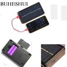 BUHESHUI  2pcs/lot Portable Solar Charger For 18650 Batteries/Mobile Phones 2W 5V Solar Panel Patent Design New  Free Shipping 2024 - buy cheap