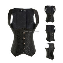 DA4077 New Fashion Sexy Corselet Women Satin Overbust Embroidered Corset Bustier Hot Sale women's corsets and bustiers 2024 - buy cheap